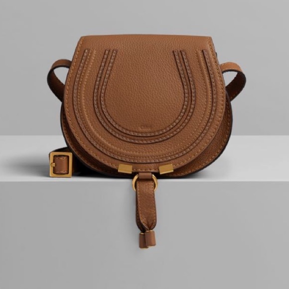 Chloe Handbags - Authentic Chloe Marcie Mini in Nut Calfskin
